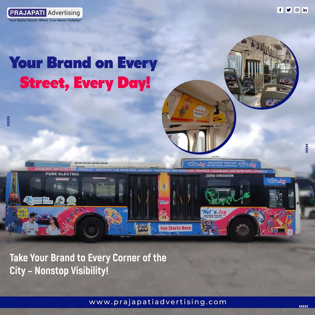 Bus Branding PRAJAPATI ADVERTISING